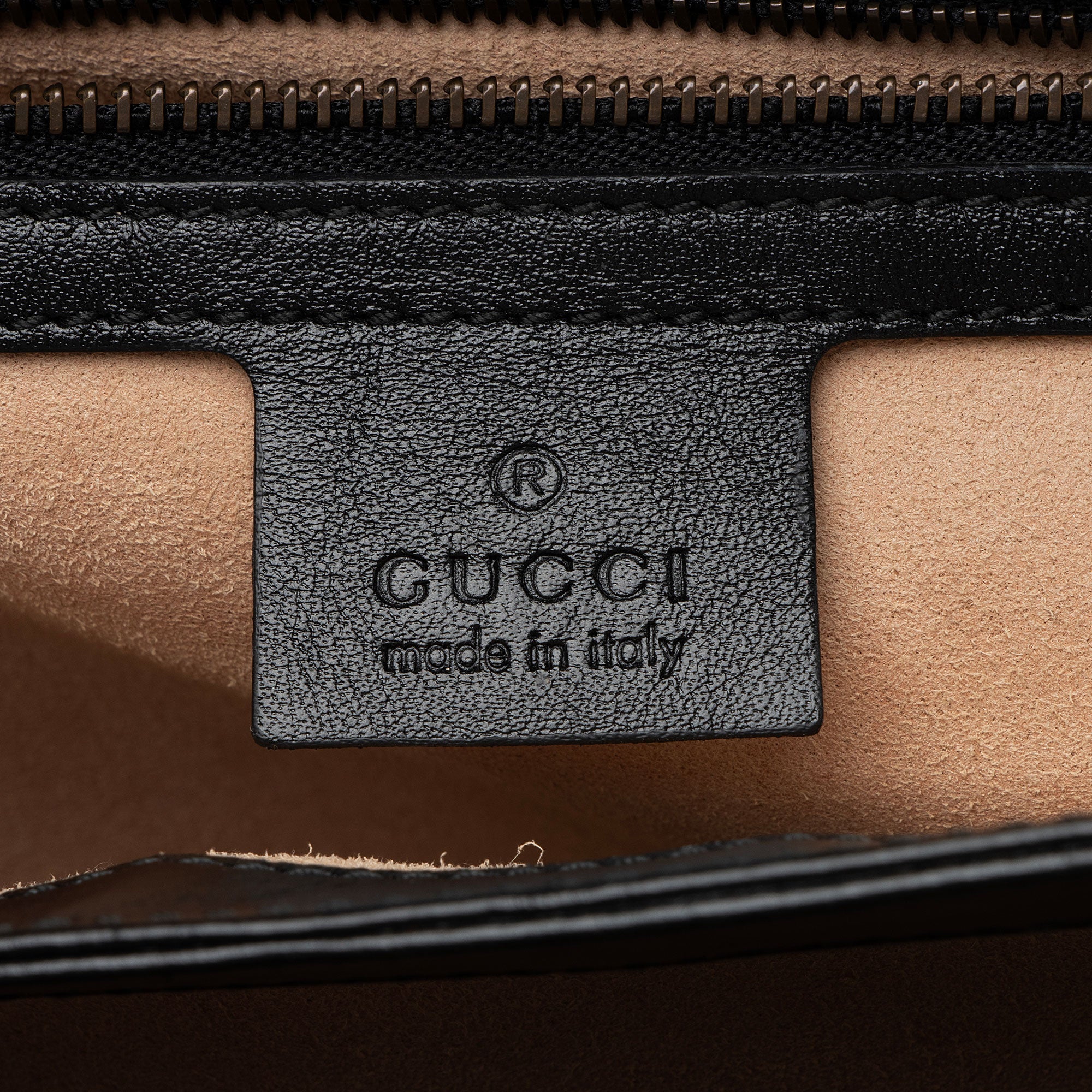 Gucci Matelasse Leather GG Marmont Medium Slim Open Shoulder Bag