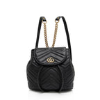 Gucci Matelasse Leather GG Marmont Mini Backpack (SHF-WqOeC5)