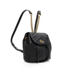 Gucci Matelasse Leather GG Marmont Mini Backpack (SHF-WqOeC5)