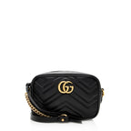 Gucci Matelasse Leather GG Marmont Mini Bag (SHF-19244)