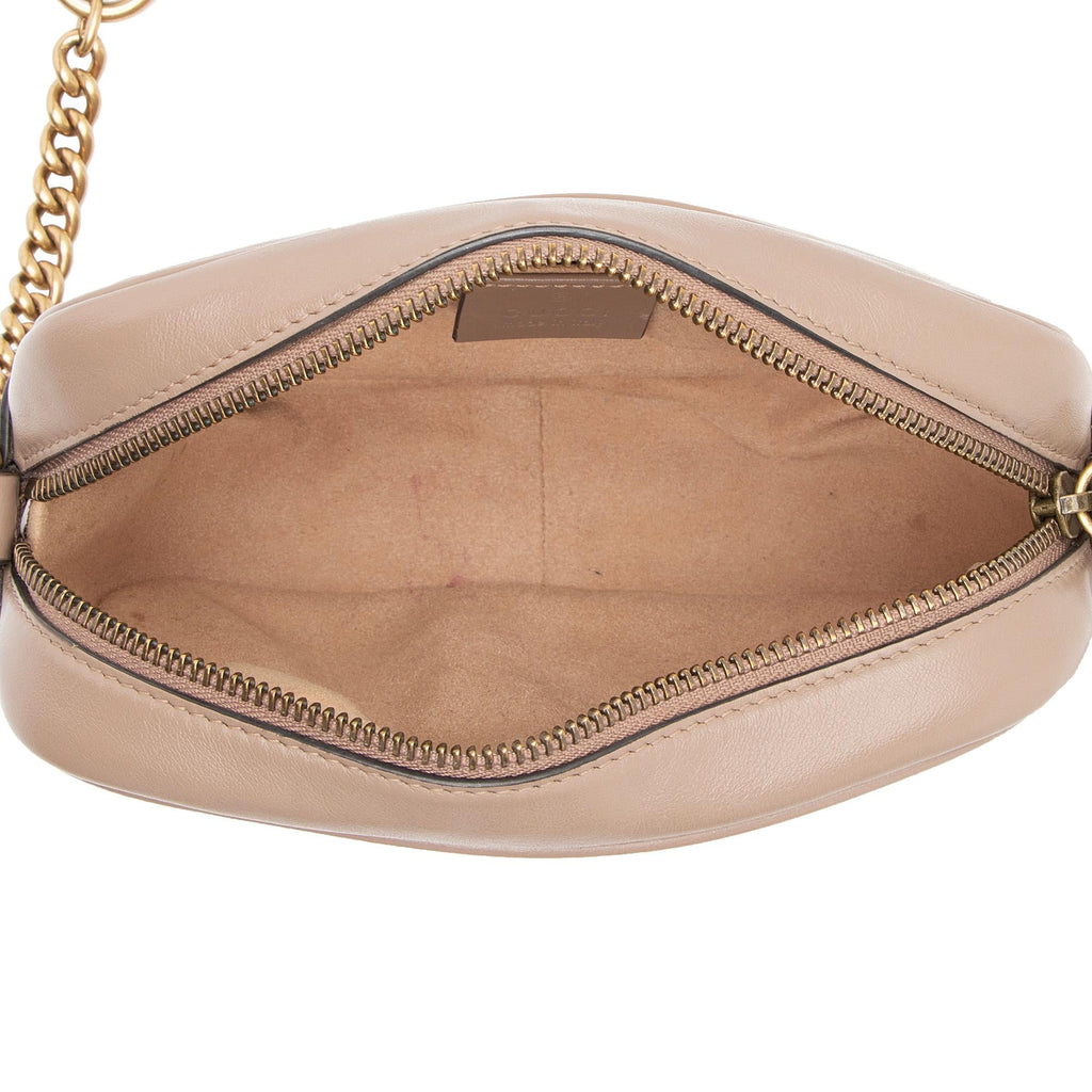 Gucci Matelasse Leather GG Marmont Mini Bag (SHF-joOG1O)