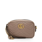 Gucci Matelasse Leather GG Marmont Mini Bag (SHF-W8HmMA)