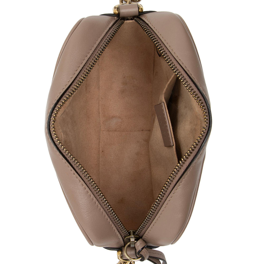 Gucci Matelasse Leather GG Marmont Mini Bag (SHF-W8HmMA)