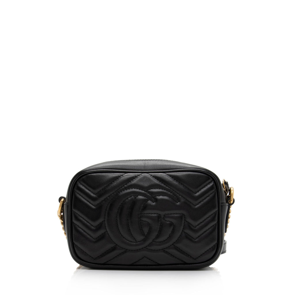 Gucci Matelasse Leather GG Marmont Mini Bag (SHF-iLzP5K)