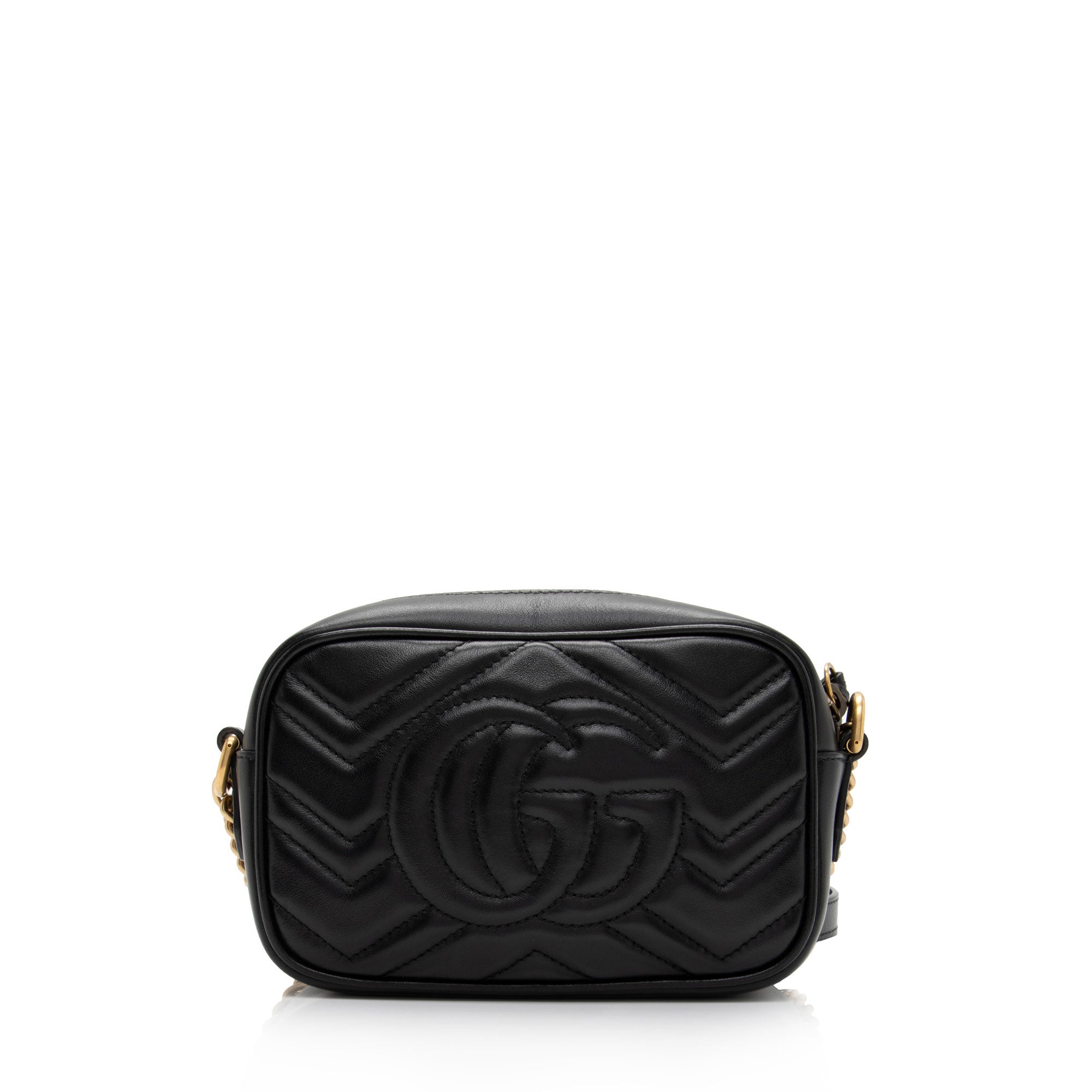 Gucci Matelasse Leather GG Marmont Mini Bag (SHF-iLzP5K)