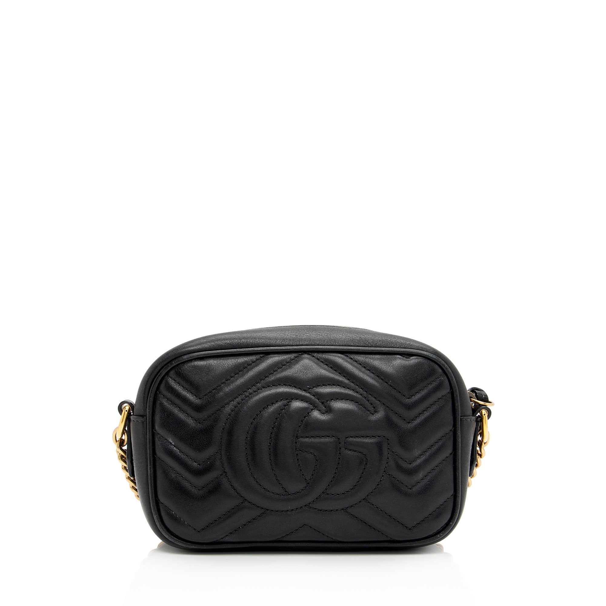 Gucci Matelasse Leather GG Marmont Mini Bag (SHF-MVP7lQ)