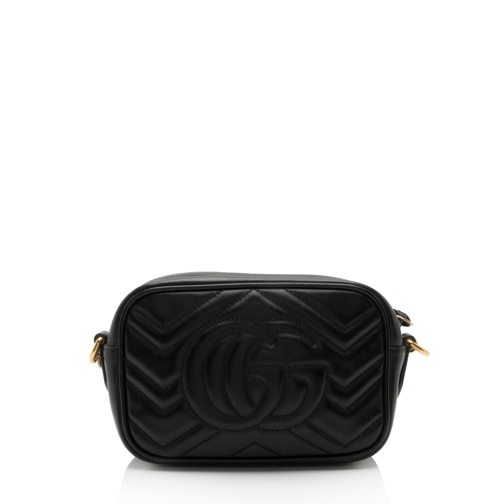 Gucci Matelasse Leather GG Marmont Mini Bag (SHF-K2ithf)
