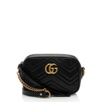 Gucci Matelasse Leather GG Marmont Mini Bag (SHF-K2ithf)