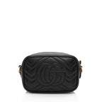 Gucci Matelasse Leather GG Marmont Mini Bag (SHF-3G1w1x)
