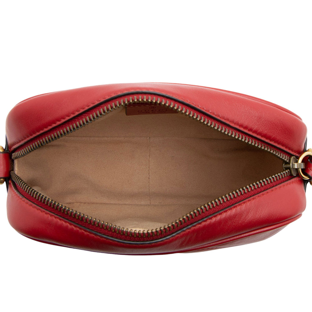 Gucci Matelasse Leather GG Marmont Mini Camera Bag