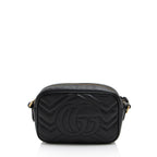 Gucci Matelasse Leather GG Marmont Mini Bag (SHF-MMurmE)