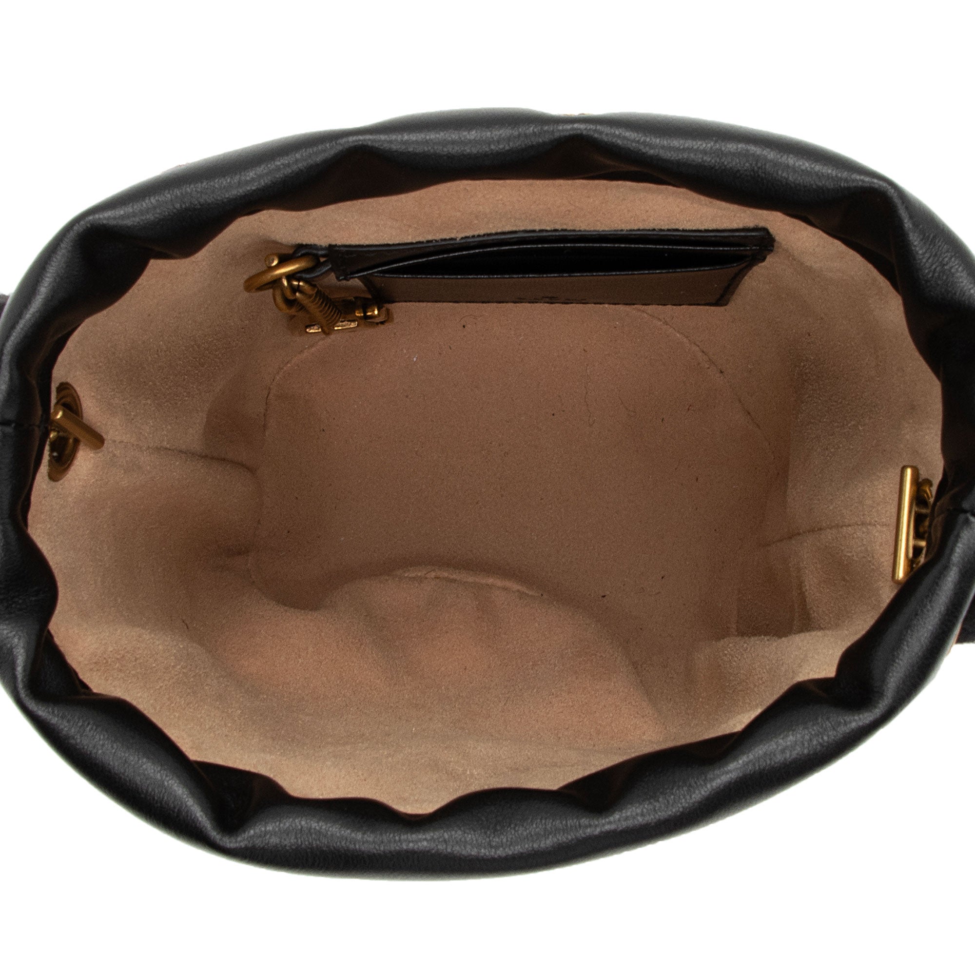 Gucci Matelasse Leather GG Marmont Mini Bucket Bag (SHF-04p5jT)
