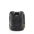 Gucci Matelasse Leather GG Marmont Mini Bucket Bag (SHF-81NEzE)
