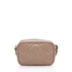 Gucci Matelasse Leather GG Marmont Mini Camera Bag