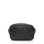 Gucci Matelasse Leather GG Marmont Mini Camera Bag