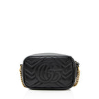 Gucci Matelasse Leather GG Marmont Mini Camera Bag