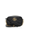 Gucci Matelasse Leather GG Marmont Mini Camera Bag
