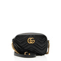 Gucci Matelasse Leather GG Marmont Mini Camera Bag