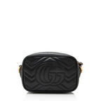 Gucci Matelasse Leather GG Marmont Mini Camera Bag