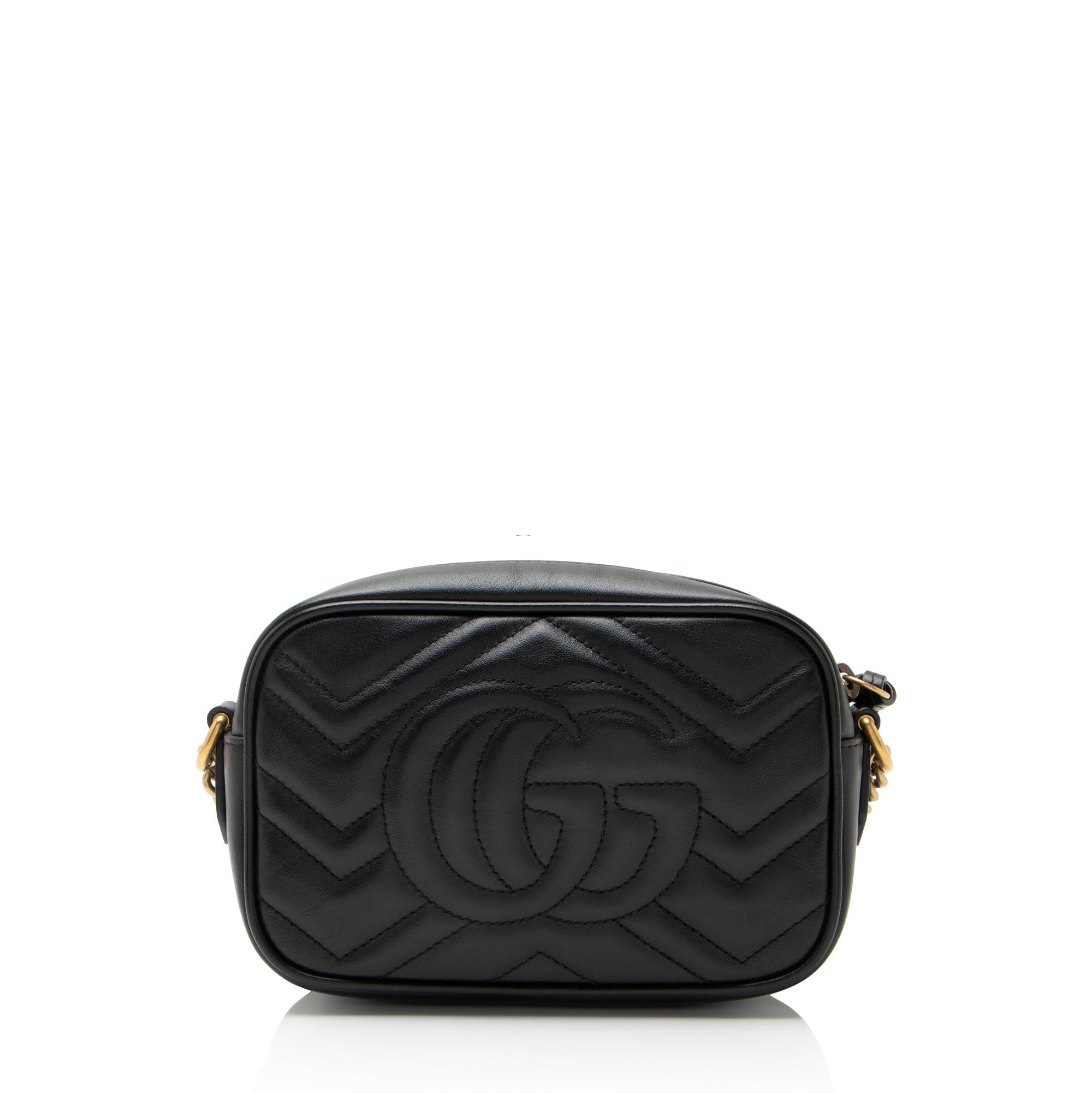 Gucci Matelasse Leather GG Marmont Mini Camera Bag