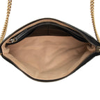 Gucci Matelasse Leather GG Marmont Mini Chain Bag (SHF-6frD2R)