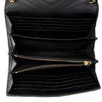 Gucci Matelasse Leather GG Marmont Mini Square Chain Bag (SHF-WW8qZG)