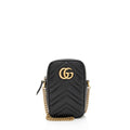 Gucci Matelasse Leather GG Marmont Mini Crossbody Bag (SHF-37j21T)