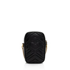 Gucci Matelasse Leather GG Marmont Mini Crossbody Bag (SHF-2UTE9c)