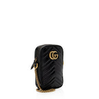 Gucci Matelasse Leather GG Marmont Mini Crossbody Bag (SHF-2UTE9c)