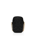 Gucci Matelasse Leather GG Marmont Mini Crossbody (SHF-pySpXY)