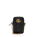 Gucci Matelasse Leather GG Marmont Mini Crossbody