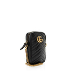 Gucci Matelasse Leather GG Marmont Mini Crossbody