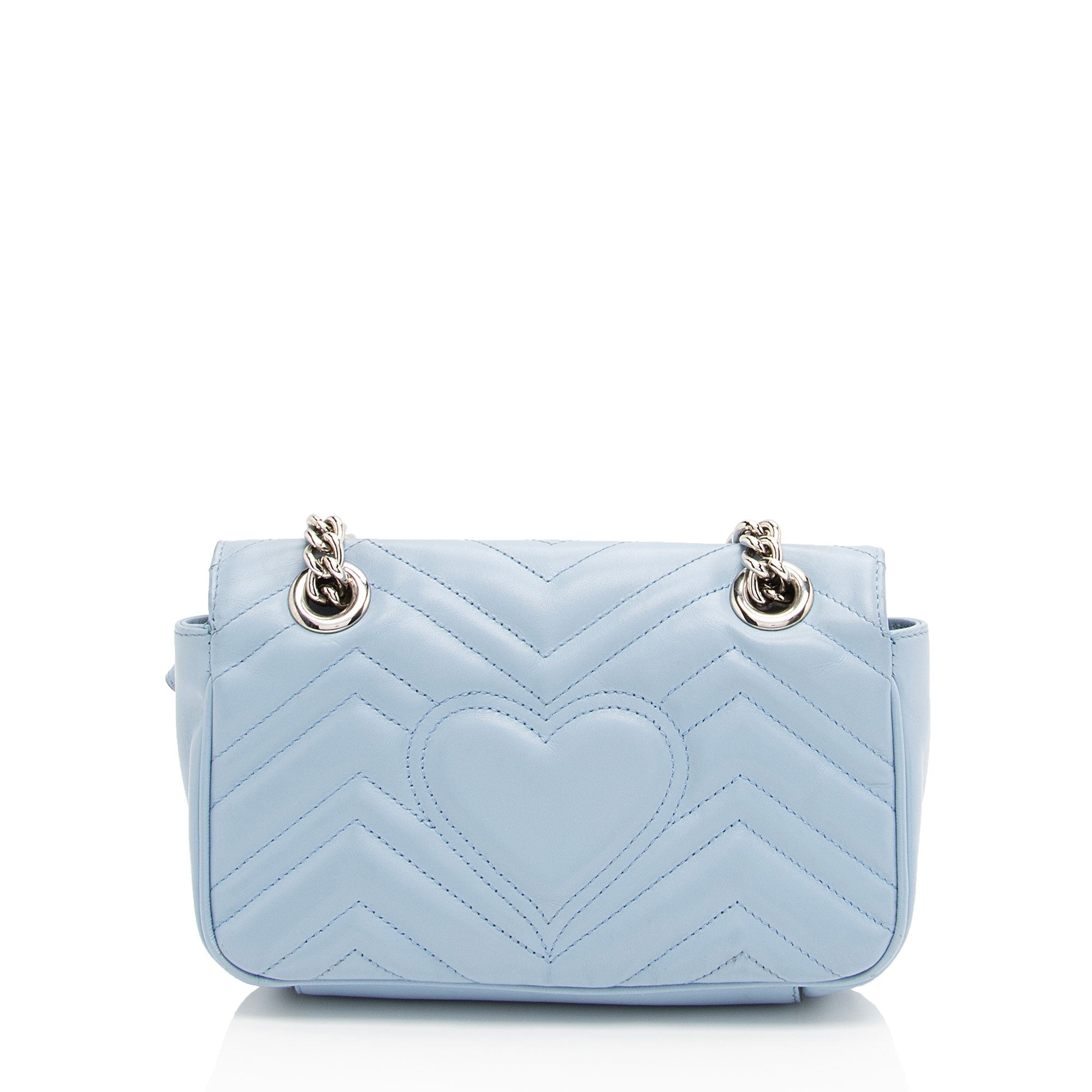 Gucci Matelasse Leather GG Marmont Mini Flap Bag - FINAL SALE (SHF-pWKcM1)