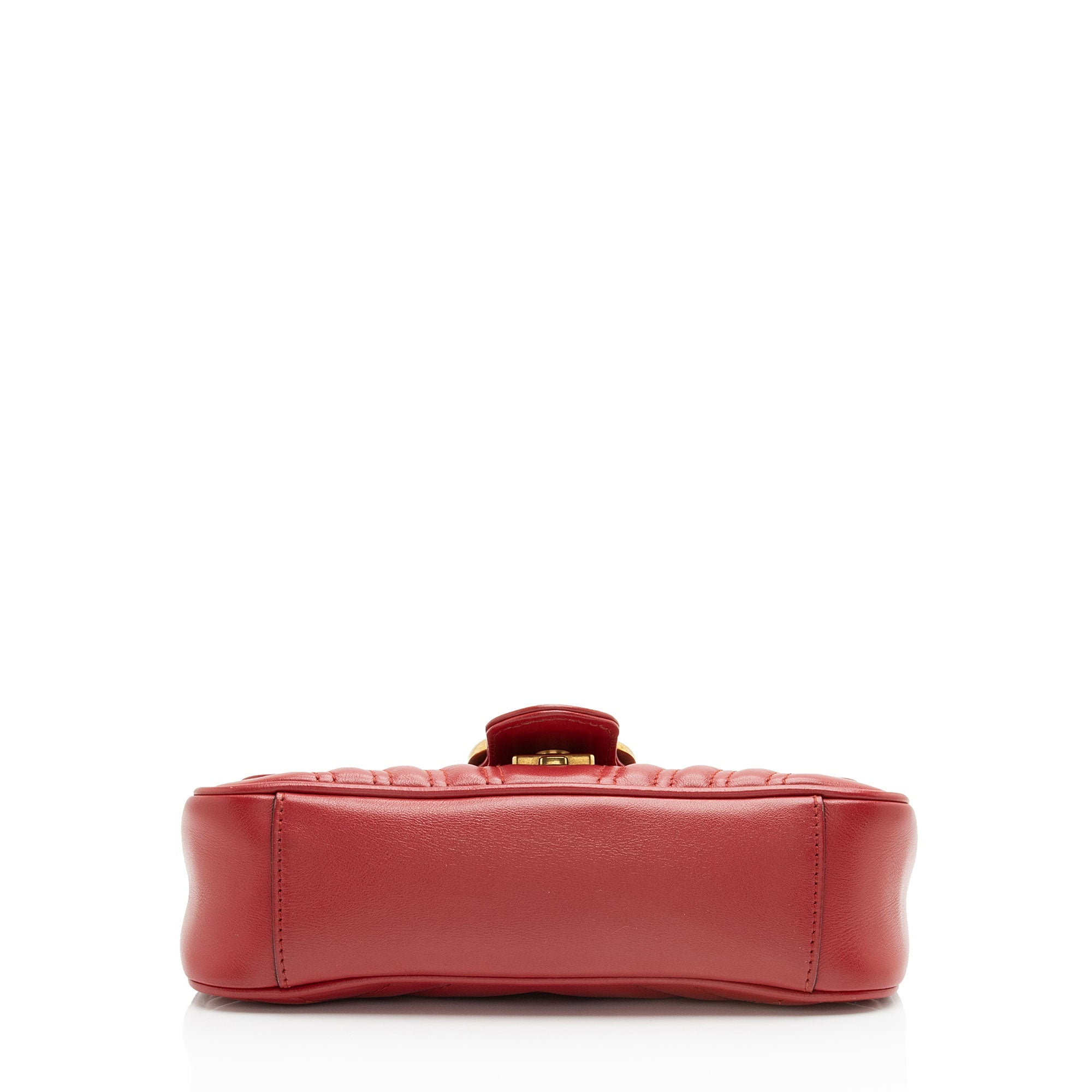 Gucci Matelasse Leather GG Marmont Mini Flap Bag