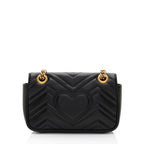 Gucci Matelasse Leather GG Marmont Mini Flap Bag (SHF-Aicihy)