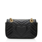 Gucci Matelasse Leather GG Marmont Mini Flap Bag