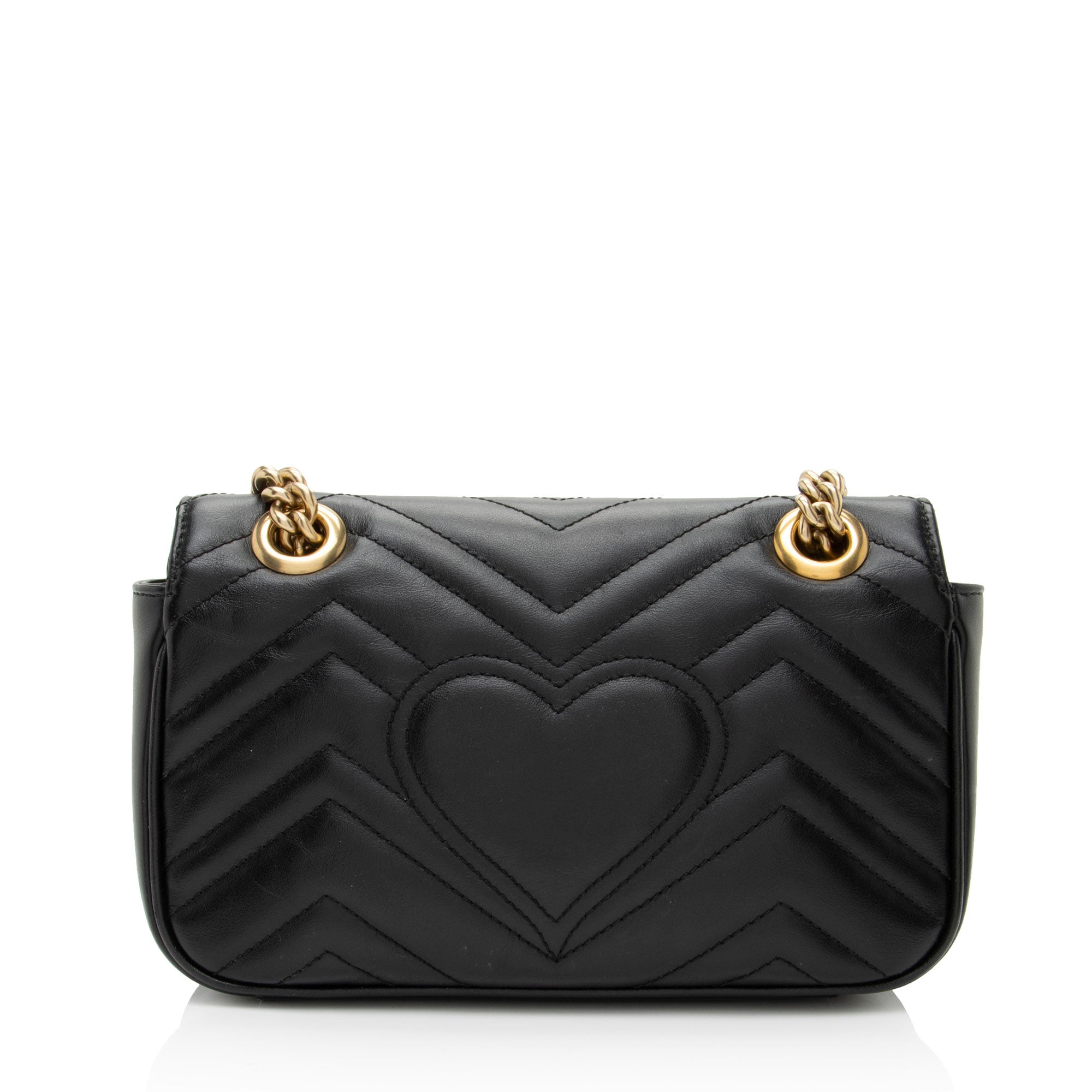 Gucci Matelasse Leather GG Marmont Mini Flap Bag