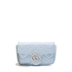 Gucci Matelasse Leather GG Marmont Mini Flap Bag