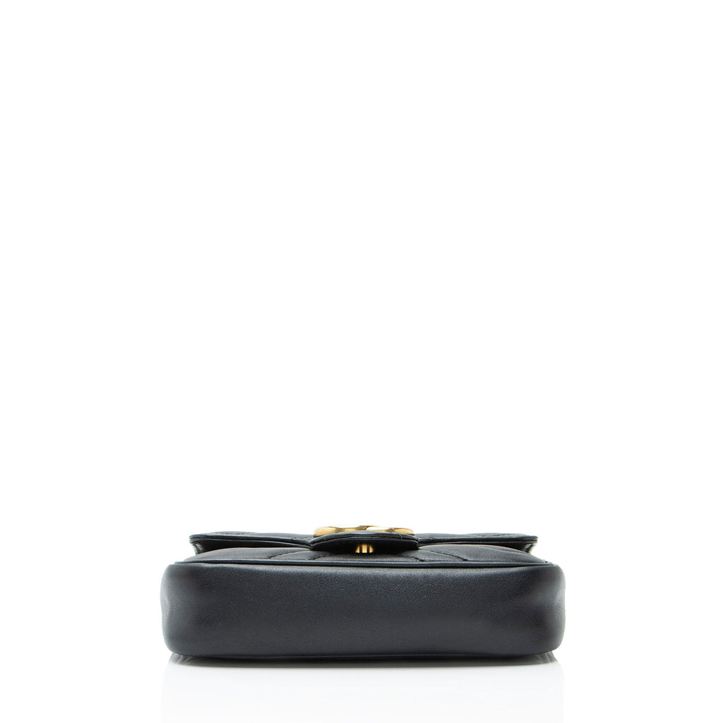 Gucci Matelasse Leather GG Marmont Mini Flap Bag