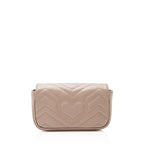 Gucci Matelasse Leather GG Marmont Mini Flap Bag