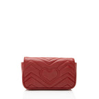 Gucci Matelasse Leather GG Marmont Mini Flap Bag