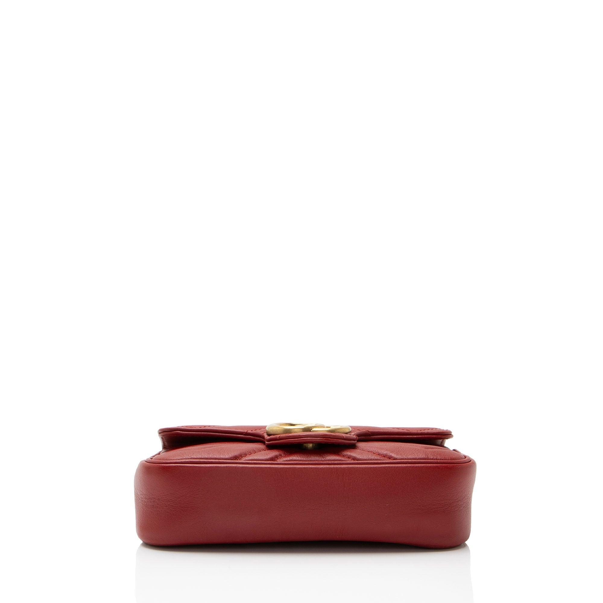 Gucci Matelasse Leather GG Marmont Mini Flap Bag