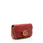 Gucci Matelasse Leather GG Marmont Mini Flap Bag