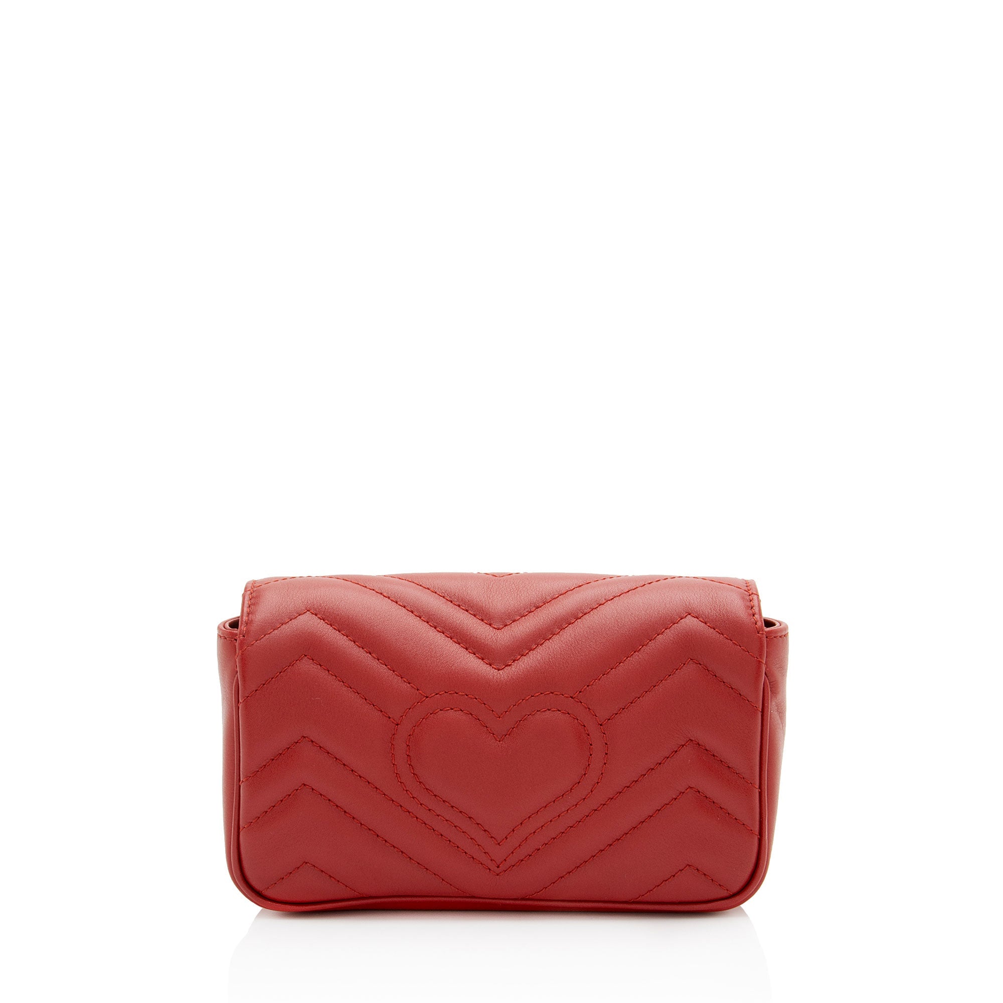 Gucci Matelasse Leather GG Marmont Mini Flap Bag