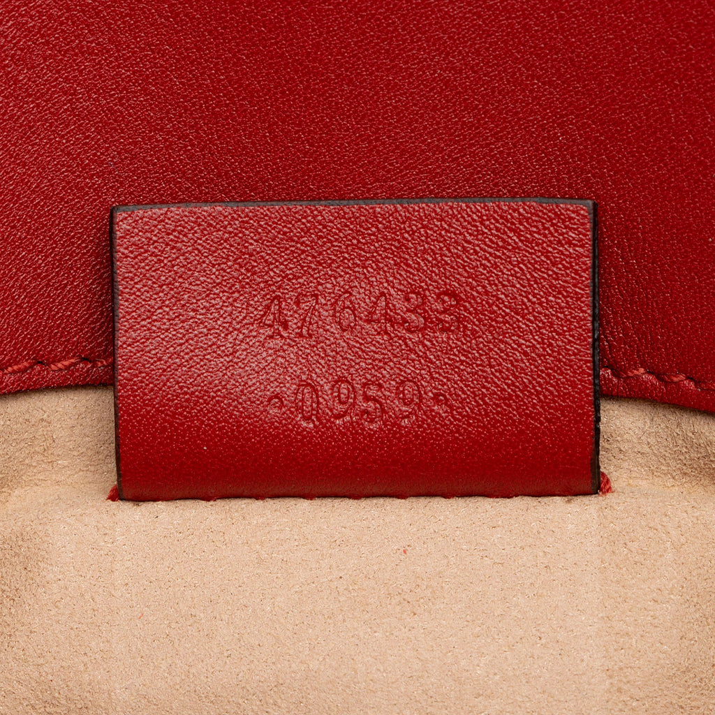 Gucci Matelasse Leather GG Marmont Mini Flap Bag