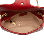 Gucci Matelasse Leather GG Marmont Mini Flap Bag