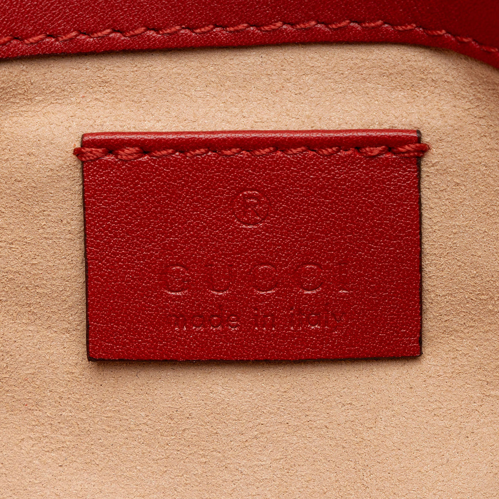 Gucci Matelasse Leather GG Marmont Mini Flap Bag