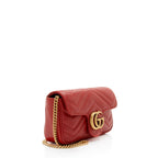 Gucci Matelasse Leather GG Marmont Mini Flap Bag