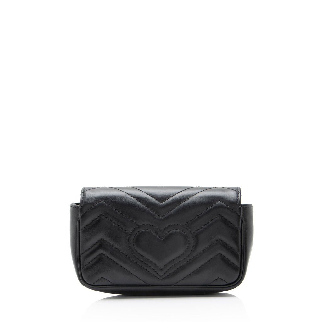 Gucci Matelasse Leather GG Marmont Mini Flap Bag