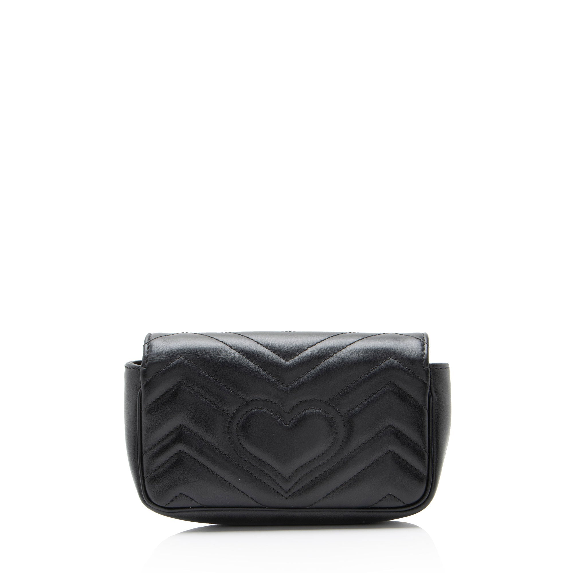 Gucci Matelasse Leather GG Marmont Mini Flap Bag